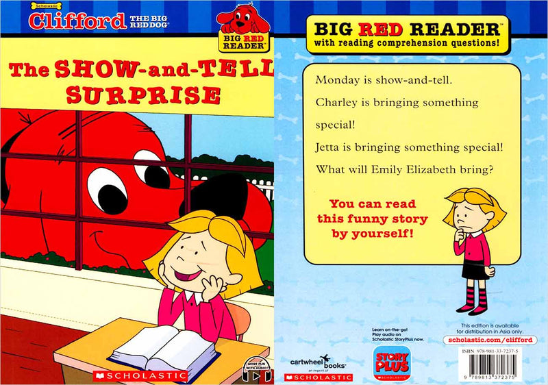 Clifford Big Red Adventure Set (10 Books with CD & QR code) - 買書書 BuyBookBook