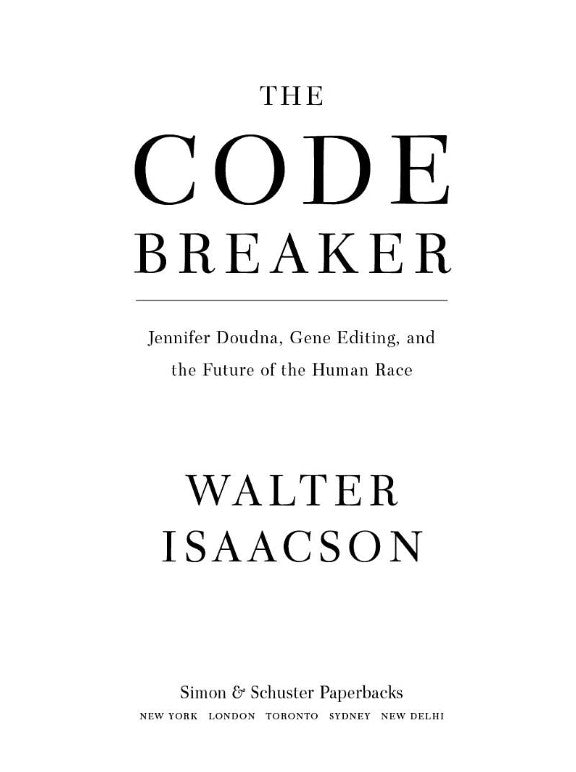 Code Breaker, The (Walter Isaacson)-Nonfiction: 科學科技 Science & Technology-買書書 BuyBookBook