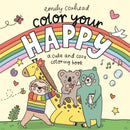 Color Your Happy: A Cute and Cozy Coloring Book-Children’s interactive and activity books and kits-買書書 BuyBookBook