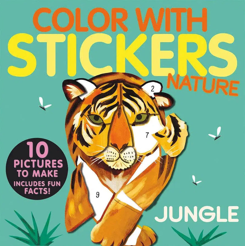 Color with Stickers: Jungle-Children’s interactive and activity: papercrafts-買書書 BuyBookBook