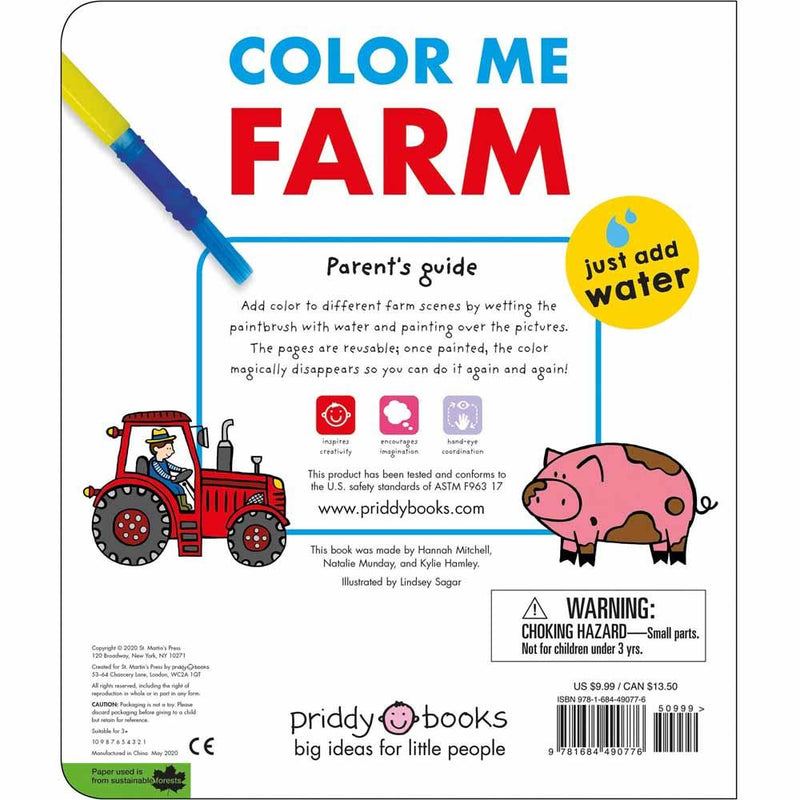 Color Me - Farm (Board Book) Priddy