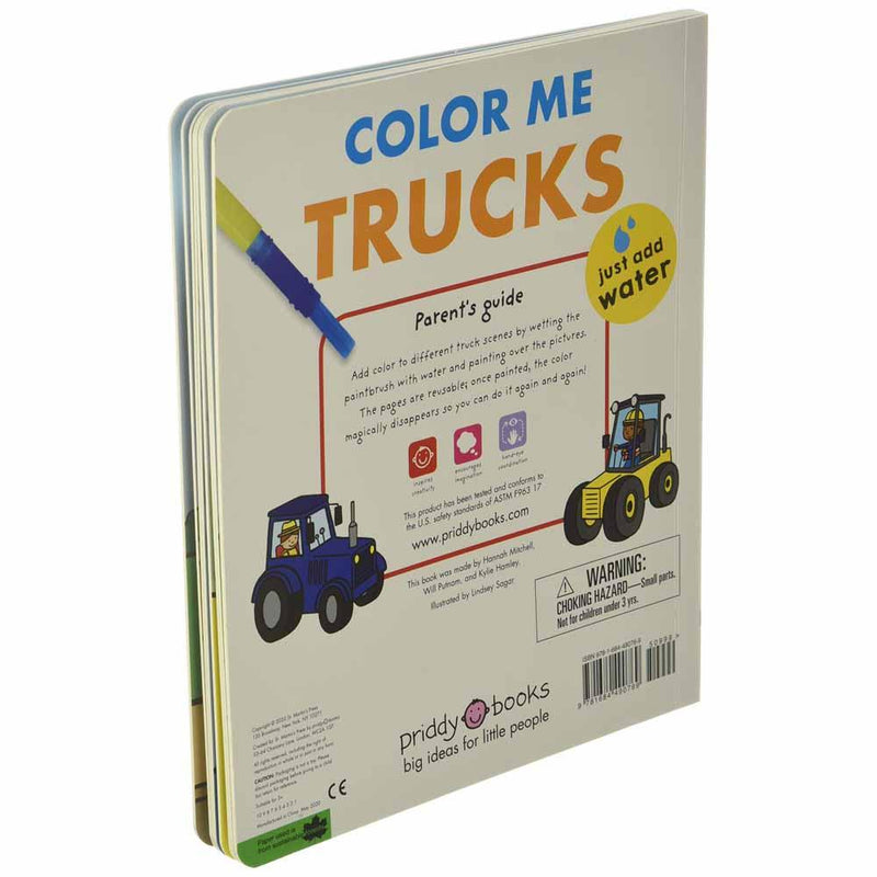 Color Me - Trucks (Board Book) Priddy