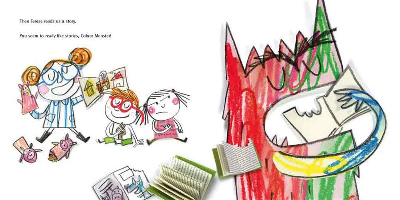 Colour Monster, The, Goes to School (Color Monster, The)-Fiction: 兒童繪本 Picture Books-買書書 BuyBookBook