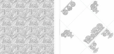 Colouring Book of Cards and Envelopes, The Fabulous Flowers and Perfect Patterns Nosy Crow