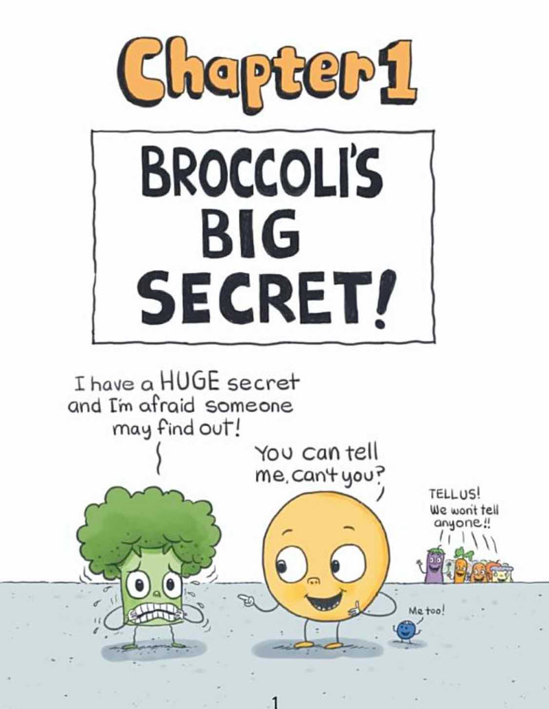 Cookie & Broccoli: Book of Secrets! (Graphic Novel)-Fiction: 幽默搞笑 Humorous-買書書 BuyBookBook