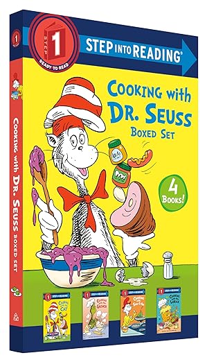 Cooking with Dr. Seuss Step into Reading 4-Book Boxed Set-Children’s / Teenage fiction: General, modern and contemporary fiction-買書書 BuyBookBook