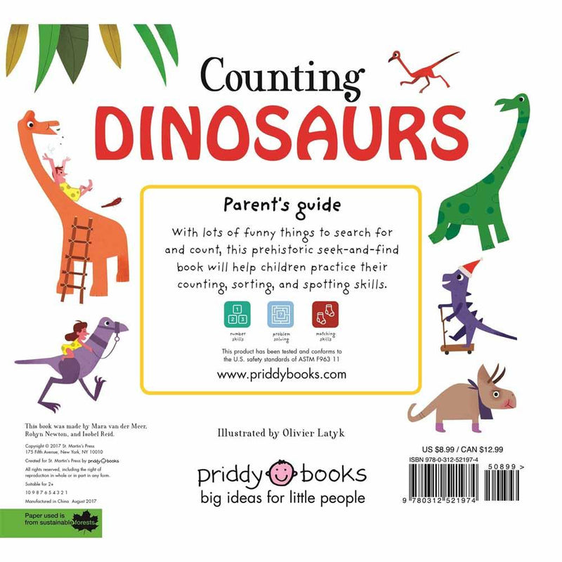 Counting Collection - Counting Dinosaurs (Board Book) Priddy