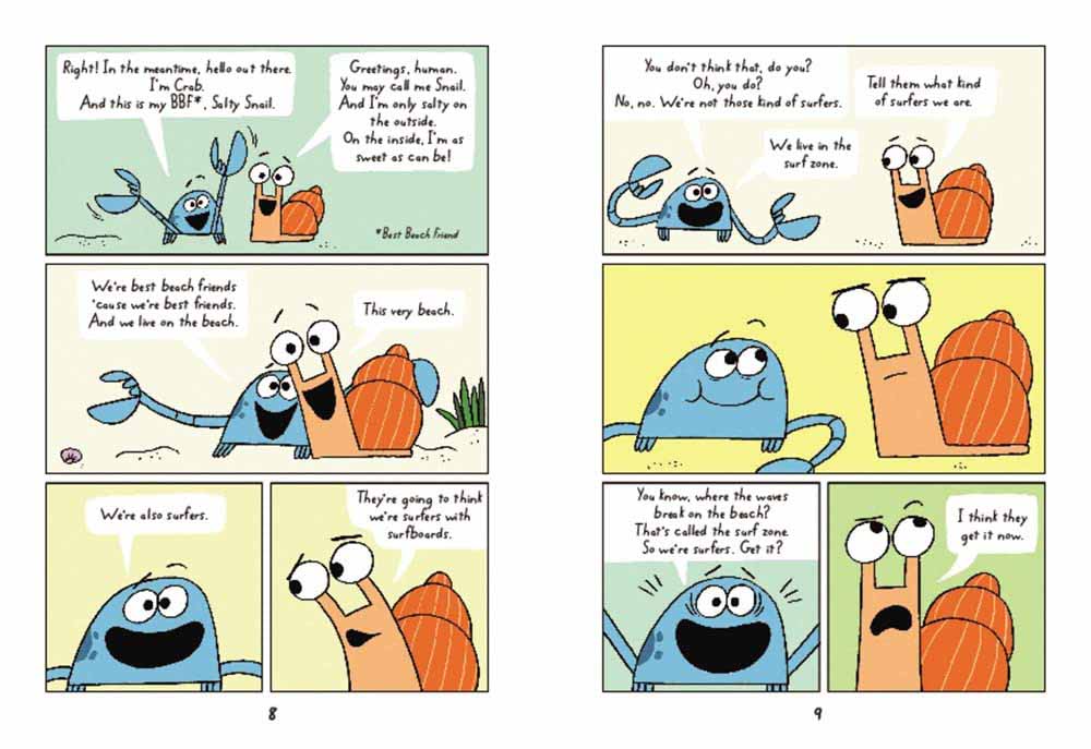 Crab and Snail #01 The Invisible Whale-Fiction: 橋樑章節 Early Readers-買書書 BuyBookBook