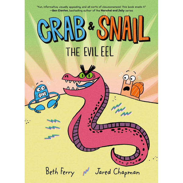 Crab and Snail #03 The Evil Eel (Beth Ferry)-Fiction: 橋樑章節 Early Readers-買書書 BuyBookBook