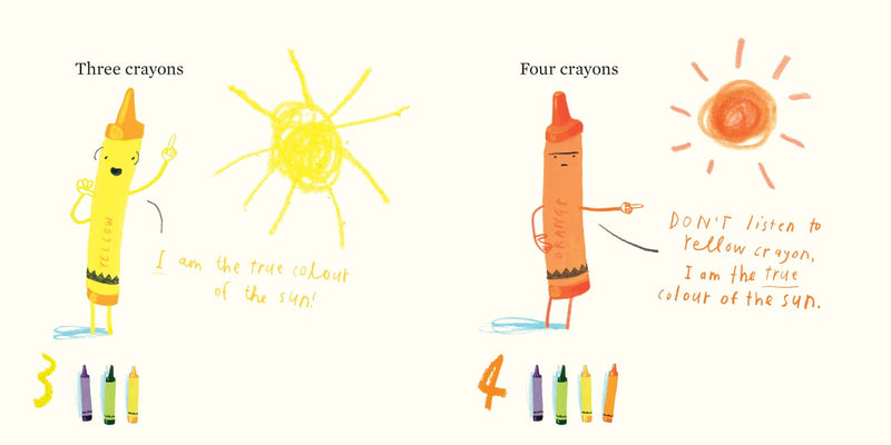 Crayons’ Book of Numbers, The (Board Book) (Drew Daywalt) (Oliver Jeffers)