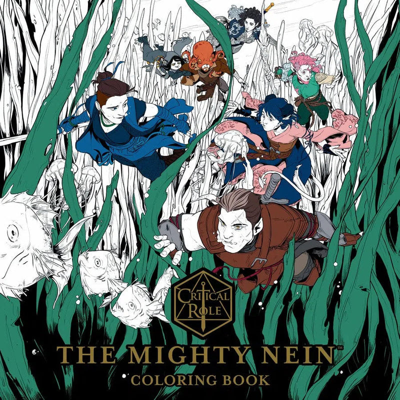 Critical Role: The Mighty Nein Coloring Book-Lifestyle and Leisure-買書書 BuyBookBook