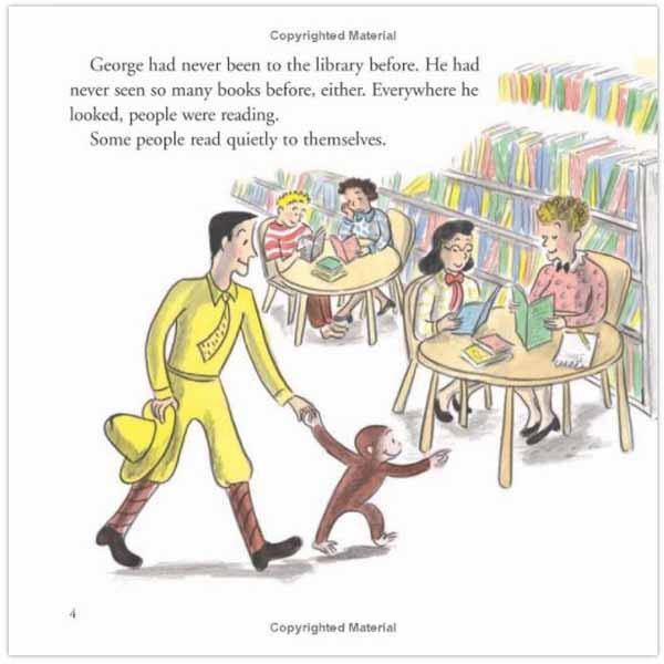 Curious George Visits the Library (Paperback) Walker UK