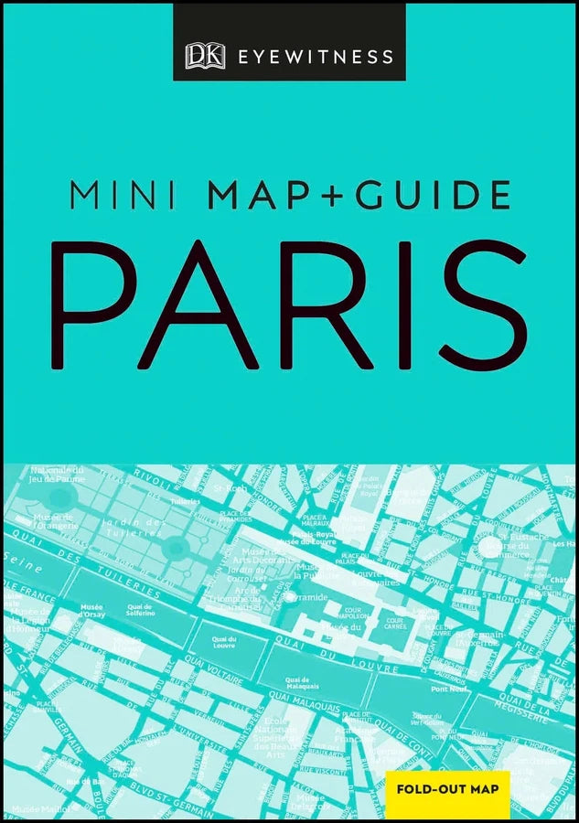 DK Eyewitness Paris Mini Map and Guide-Travel and holiday-買書書 BuyBookBook