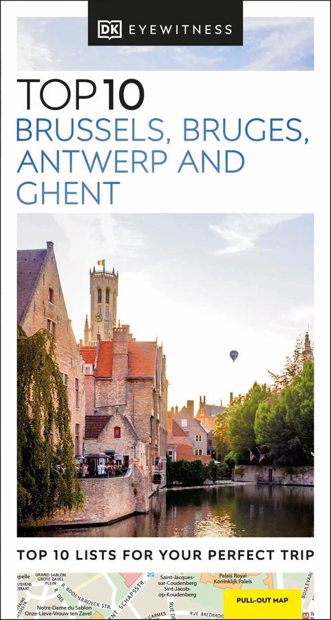 DK Eyewitness Top 10 Brussels, Bruges, Antwerp and Ghent-Travel and holiday-買書書 BuyBookBook