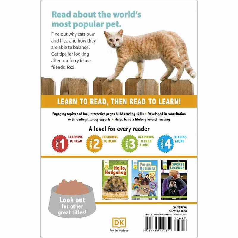 DK Reader Level 2: Cats and Kittens-Children’s / Teenage general interest: Nature and animals-買書書 BuyBookBook