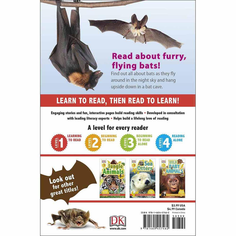 DK Readers - All About Bats: Explore the World of Bats! (Level 1) (Paperback) DK US