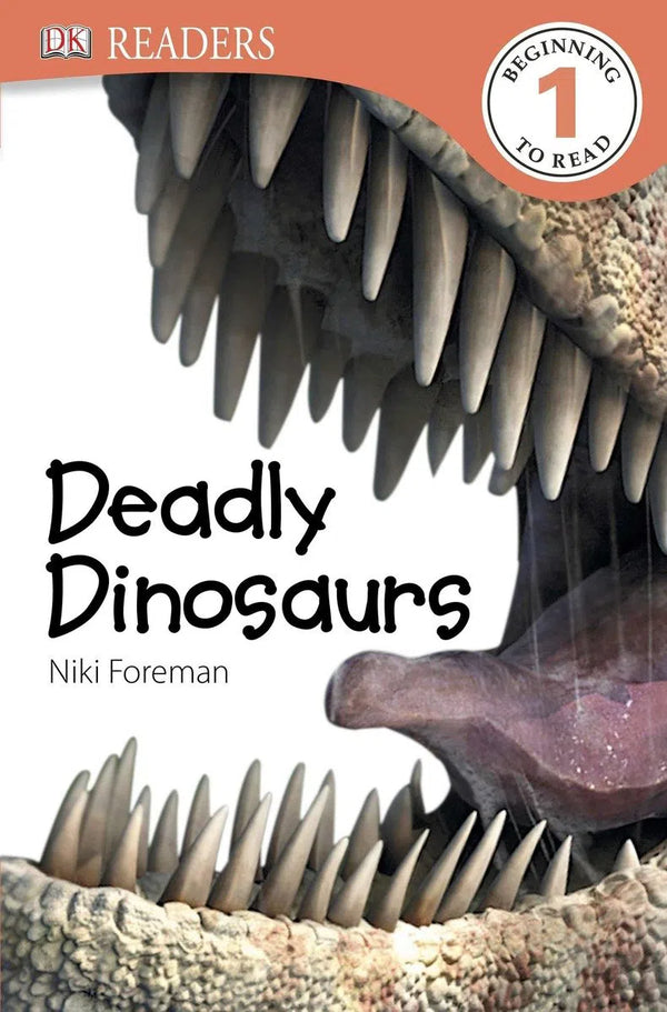 DK Readers L1: Deadly Dinosaurs-Children’s / Teenage general interest: Nature and animals-買書書 BuyBookBook