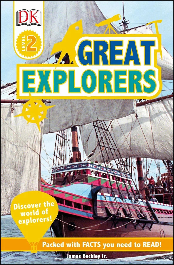 DK Readers L2: Great Explorers-Children’s / Teenage general interest: History and Warfare-買書書 BuyBookBook