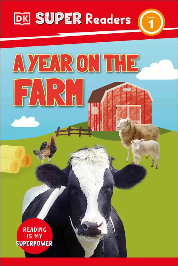 DK Super Readers Level 1 A Year on the Farm-Educational: First / native language: Readers and reading schemes-買書書 BuyBookBook