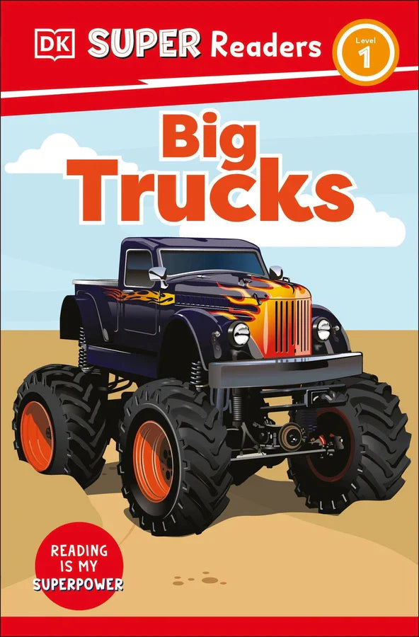 DK Super Readers Level 1 Big Trucks-Children’s / Teenage general interest: Science and technology-買書書 BuyBookBook