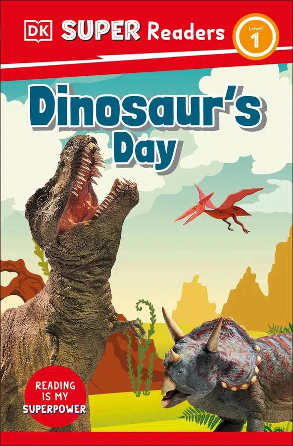 DK Super Readers Level 1 Dinosaur's Day-Children’s Educational: Language/ literature/ literacy-買書書 BuyBookBook