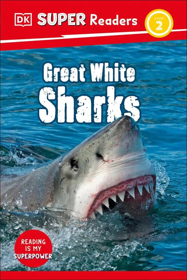 DK Super Readers Level 2 Great White Sharks-Children’s Educational: Language/ literature/ literacy-買書書 BuyBookBook