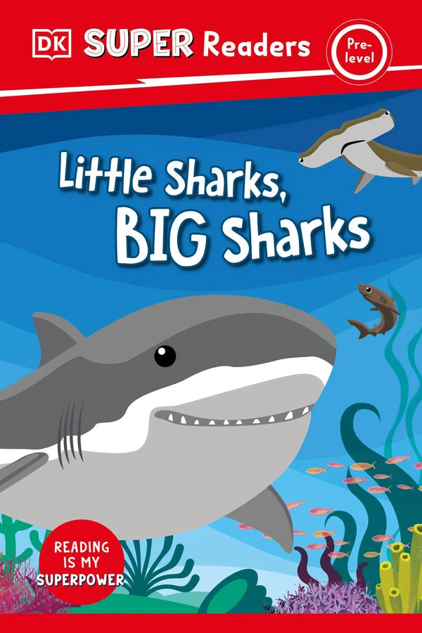 DK Super Readers Pre-Level Little Sharks Big Sharks-Children’s Educational: Language/ literature/ literacy-買書書 BuyBookBook