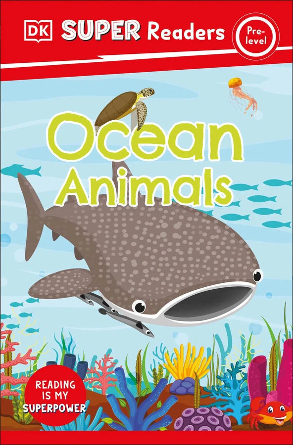 DK Super Readers Pre-Level Ocean Animals-Children’s Educational: Language/ literature/ literacy-買書書 BuyBookBook