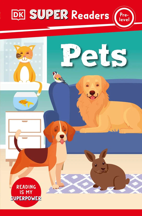 DK Super Readers Pre-Level Pets-Children’s Educational: Language/ literature/ literacy-買書書 BuyBookBook