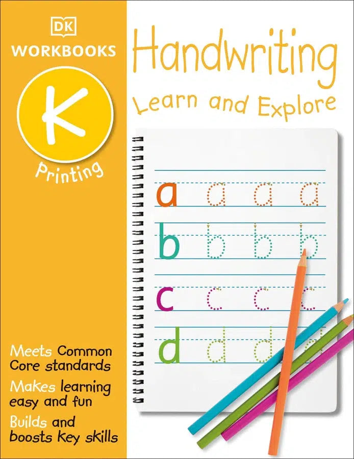 DK Workbooks: Handwriting: Printing, Kindergarten-Children’s Educational: Language/ literature/ literacy-買書書 BuyBookBook