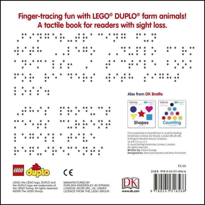 DK Braille LEGO DUPLO Farm (Board book) DK UK