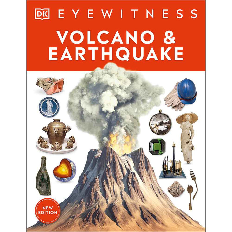 DK Eyewitness - Volcano & Earthquake (New Edition)-Nonfiction: 參考百科 Reference & Encyclopedia-買書書 BuyBookBook