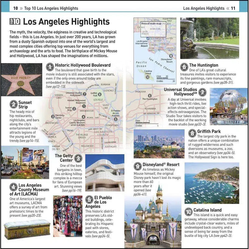 DK Eyewitness Travel - Top 10 Los Angeles (Paperback) DK UK