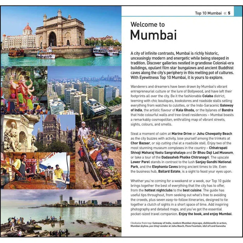 DK Eyewitness Travel - Top 10 Mumbai (Paperback) DK UK