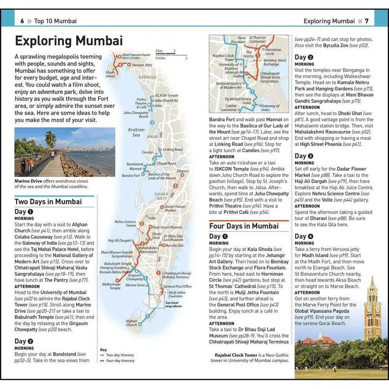 DK Eyewitness Travel - Top 10 Mumbai (Paperback) DK UK