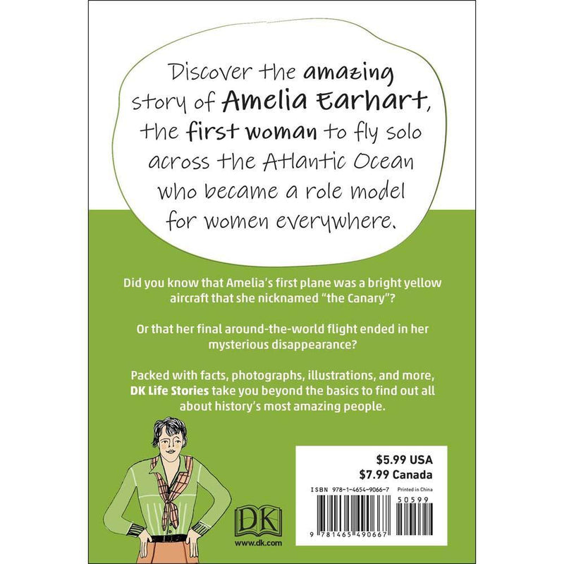 DK Life Stories Amelia Earhart-Children’s / Teenage general interest: Biography and autobiography-買書書 BuyBookBook