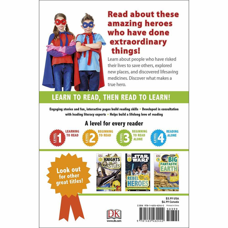 DK Readers - Real-Life Heroes (Level 3) (Paperback) DK US