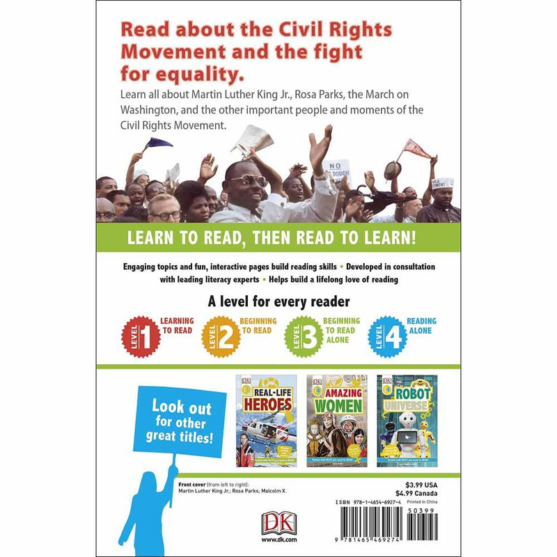 DK Readers - The Story of Civil Rights (Level 3) (Paperback) DK US