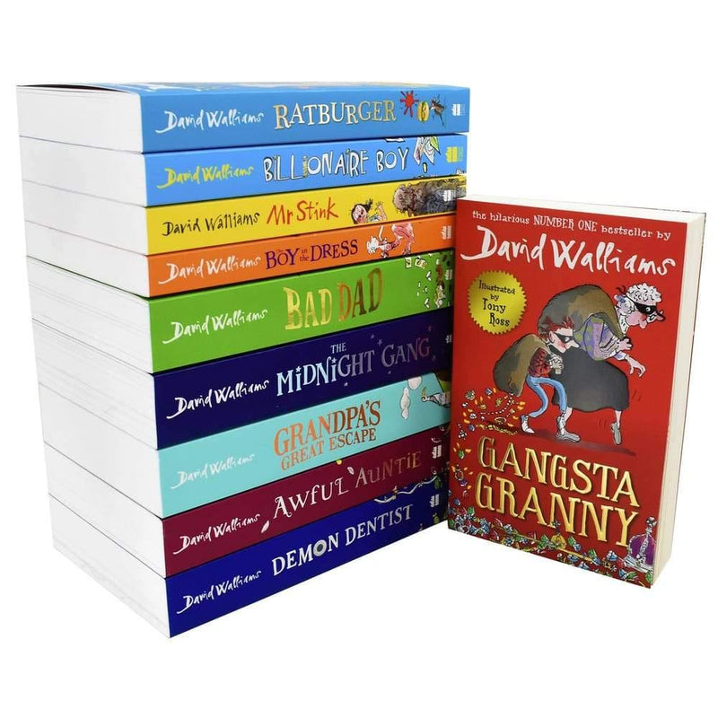 Terrific Ten, The: Mega-Massive Box Set(正版) (10 books) (Paperback)(David Walliams)(Tony Ross) Harpercollins (UK)