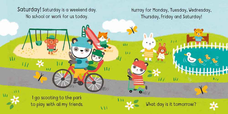 Little Board Book: Days of the week - 買書書 BuyBookBook