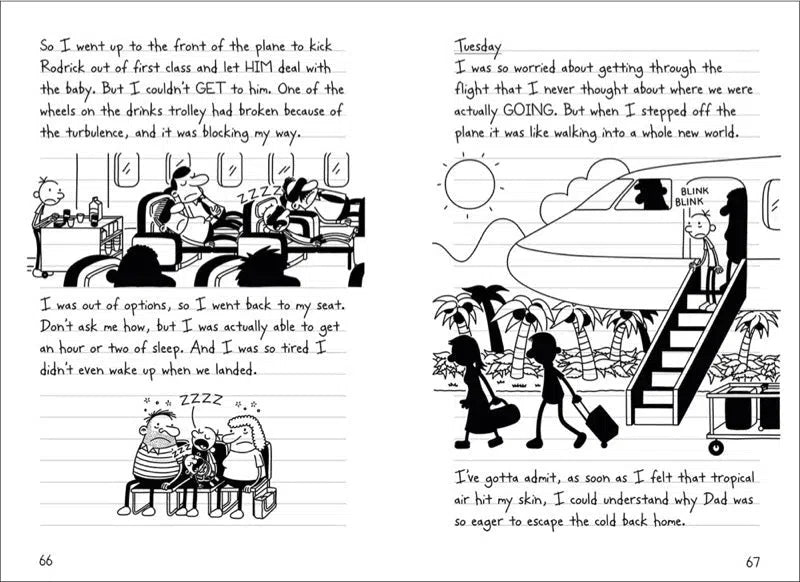 Diary of a Wimpy Kid #12 The Getaway (Jeff Kinney) - 買書書 BuyBookBook