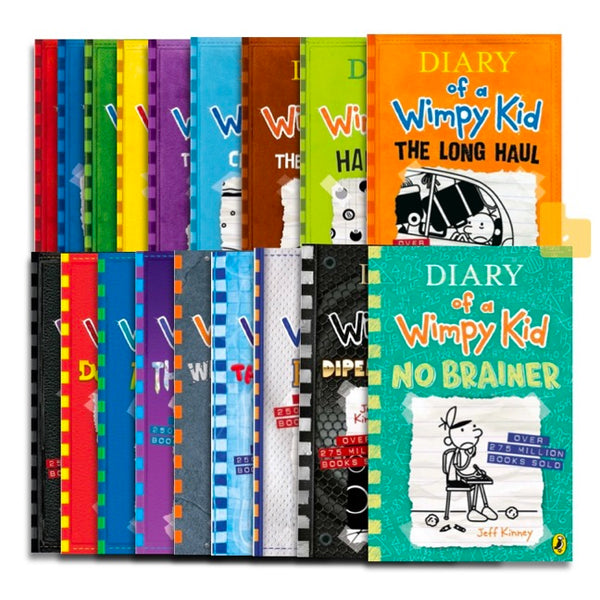 Diary of a Wimpy Kid 正版 Bundle (Jeff Kinney)-Fiction: 幽默搞笑 Humorous-買書書 BuyBookBook