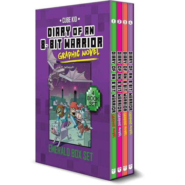 Diary of an 8-Bit Warrior Graphic Novel Emerald Box Set-Fiction: 歷險科幻 Adventure & Science Fiction-買書書 BuyBookBook