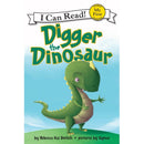 ICR: Digger the Dinosaur (I Can Read! L0 My First)-Fiction: 橋樑章節 Early Readers-買書書 BuyBookBook