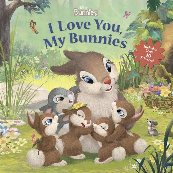 Disney Bunnies: I Love You, My Bunnies Reissue with Stickers-Children’s / Teenage fiction: Nature and animal stories-買書書 BuyBookBook