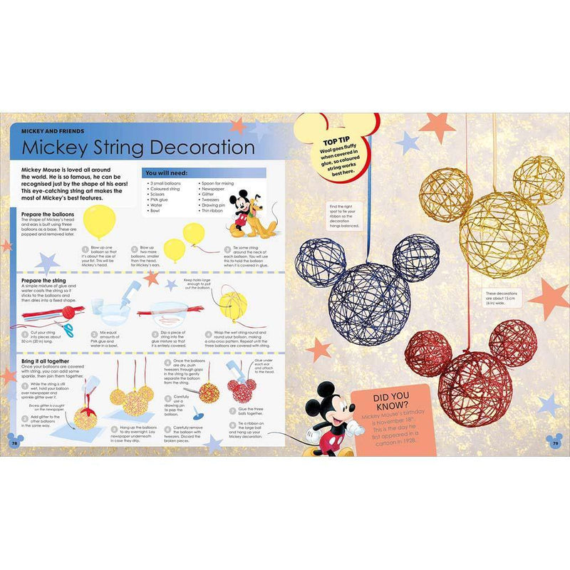 Disney Ideas Book - More than 100 Disney Crafts, Activities, and Games (Hardback) DK UK