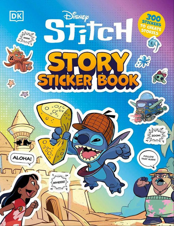 Disney Stitch Story Sticker Book-Graphic novel / Comic book / Manga: genres-買書書 BuyBookBook