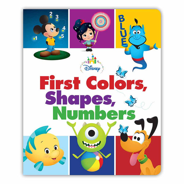 Disney Baby: First Colors, Shapes, Numbers-Nonfiction: 學前基礎 Preschool Basics-買書書 BuyBookBook