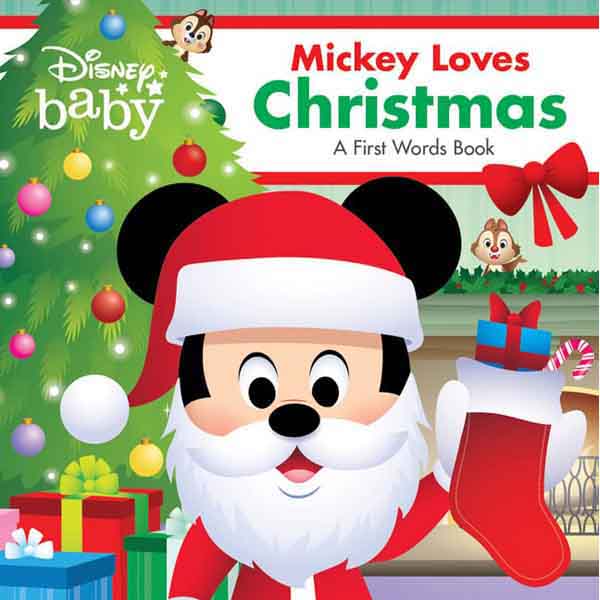 Disney Baby - Mickey Loves Christmas-Nonfiction: 學前基礎 Preschool Basics-買書書 BuyBookBook