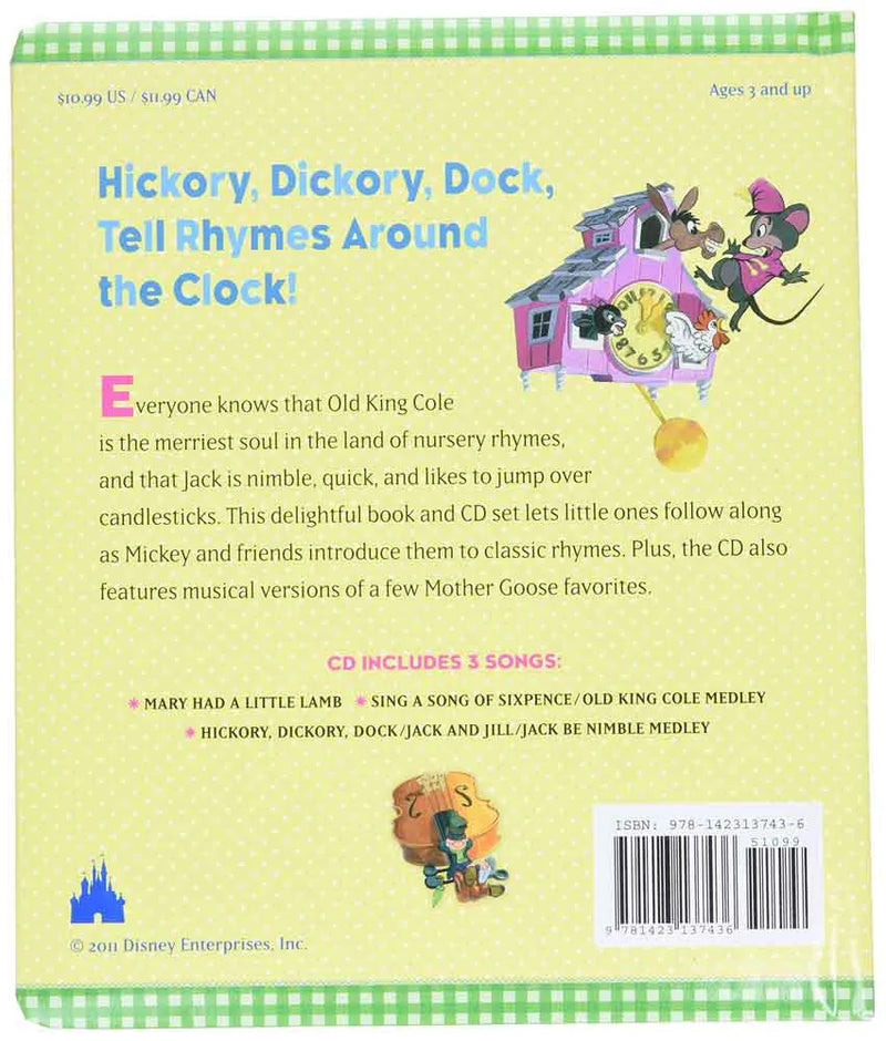 Disney Nursery Rhymes Read-Along Storybook and CD (Disney) - 買書書 BuyBookBook